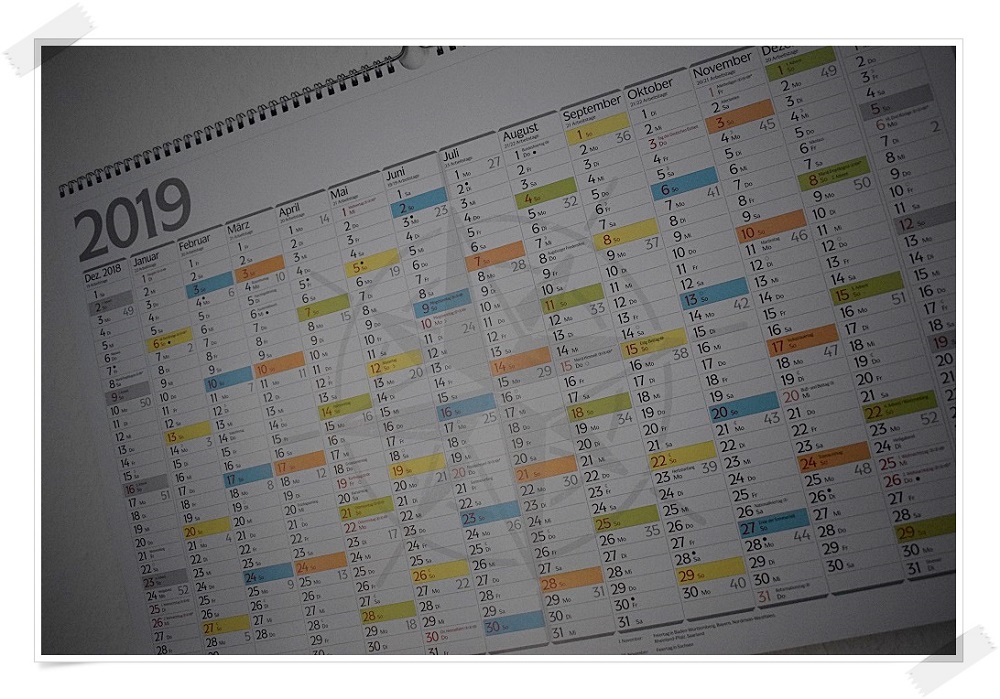 Panoramakalender Andalusien Korschverlag Kalenderblatt Jahresplaner 2019